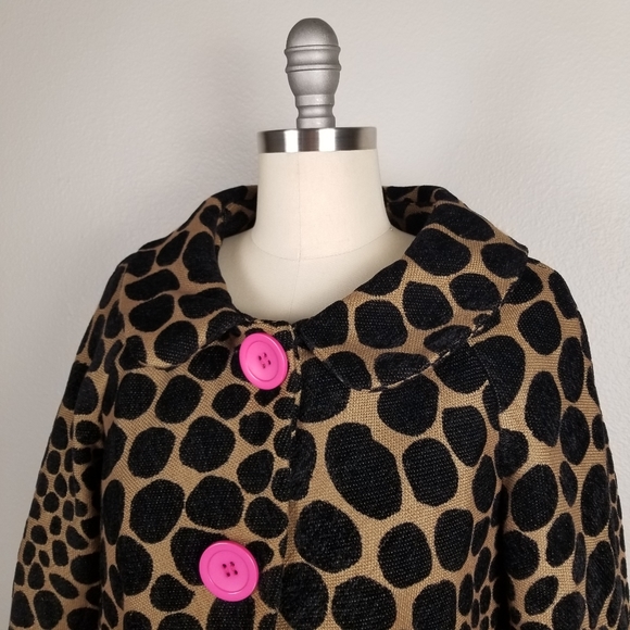 3 Sisters Cropped Spotted Swing Jacket - Picture 2 of 10